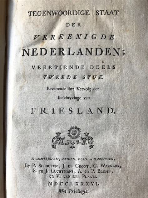 Tegenwoordige staat de vereenigde nederlanden. - Lettres du p. f.-x. duplessis de la compagnie de jésus.