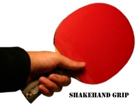 Teknik Memegang Bet Tenis Meja Gaya Jabat Tangan: Shakehand Grip**