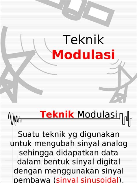 Teknik Modulasi