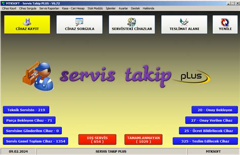 Teknik Servis Programı MTKSOFT. 