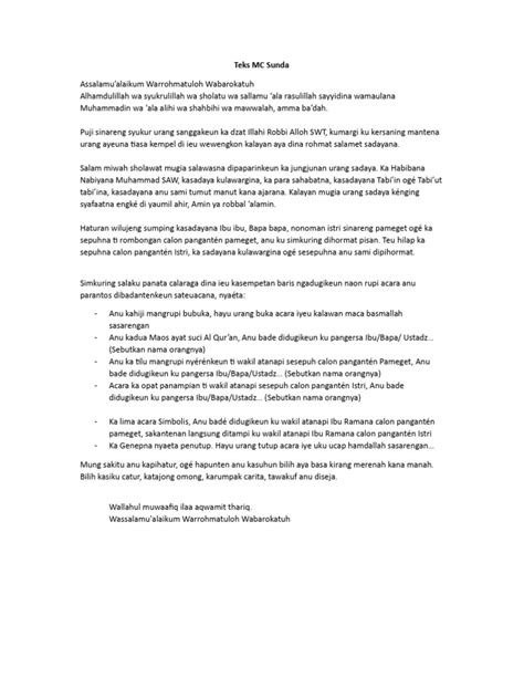 Teks mc saweran bahasa sunda.  The Texas Essential Knowledge and Skills (T...