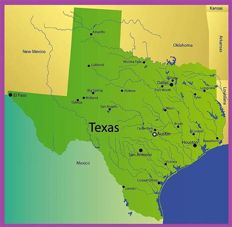 Teksas haritası