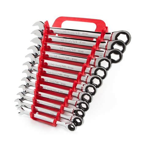 Tekton ratcheting wrench set. The TEKTON 15-pc. Combination Wrench Set is a complete series of every size from 8 to 22 mm. Classically lean and quietly refined, TEKTON Combination Wrenches provide a sure fit on fasteners and multiple options … 