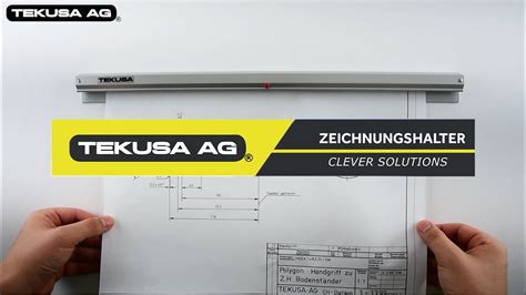 Tekusa Planhalter / Zeichnungshalter - YouTube