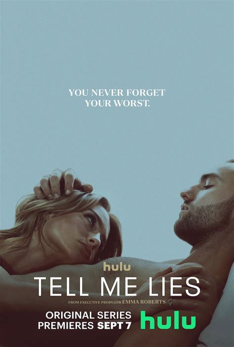 Tel me lies. Watch Tell Me Lies — Season 1 with a subscription on Hulu. Meaghan Oppenheimer. Creator. Grace Van Patten. Lucy Albright. Jackson White. Stephen DeMarco. Alicia … 