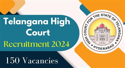 Telangana High Court Recruitment 2024 - 9curry