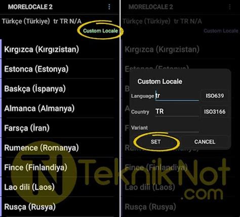 Telefona türkçe dil ekleme