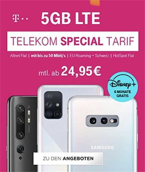 Telekom MagentaMobil Special: Einsteigertarif mit 5 GB LTE …