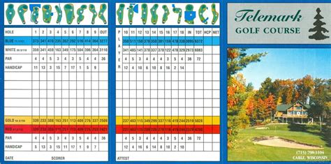 Telemark Golf Course Course Profile Course Database