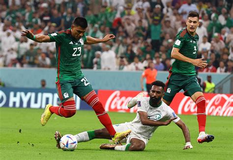 Full time: Saudi Arabia 1-2 Mexico. It’s all over! Mexico threw absolutely everything at it but they go down fighting. Even after that Saudi goal, another one for …. 
