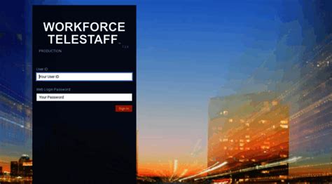 Workforce TeleStaff™ 7.1.18 User ID site