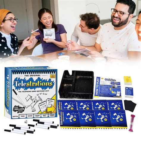 Telestrations After Dark Adult Party Game Adult Board Game An Adult