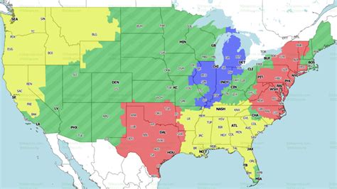 Television coverage maps. This ingenious platform bridges the gap between broadcasters and viewers, simplifying the often-confusing schedule of NFL game airings. Every week, NFL 506 updates its broadcast maps to reflect the NFL games set for regional television coverage. These updates take into account a complex set of rules defined by the league contracts … 