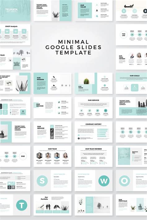 Telkata Minimal Clean Presentation Google Slides
