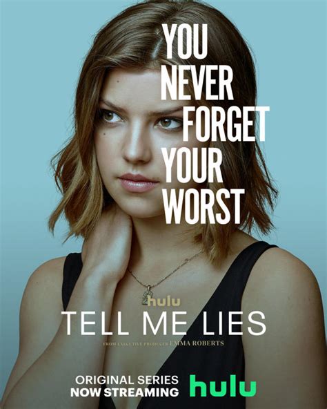 Tell me lies hulu. Oct 26, 2022 · Hulu. Tell Me Lies is an original Hulu series based on the book of the same name by Carola Lovering. The show premiered in early September 2022 and follows Lucy (Grace Van Patten) and Stephen ... 