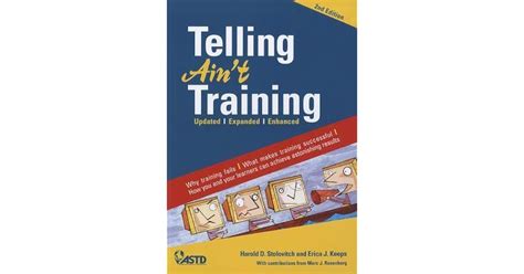 Read Telling Aint Training By Harold D Stolovitch