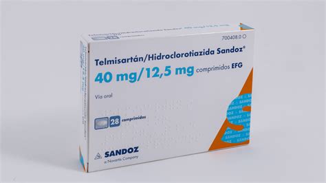 Telmisartan/HCT 40 mg/12.5 mg (Sandoz) healthdirect