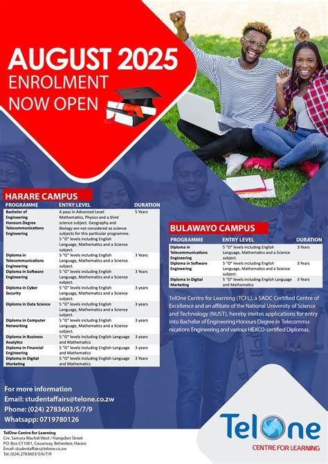 Telone courses 2026 intake dates.  | TelOne Centre for Learning is a TelOne Centre ...