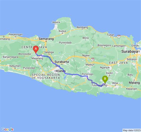Temanggung google map.  Look at Temanggung Lor, Kab.  Add a placemark function.  Cari rute ...