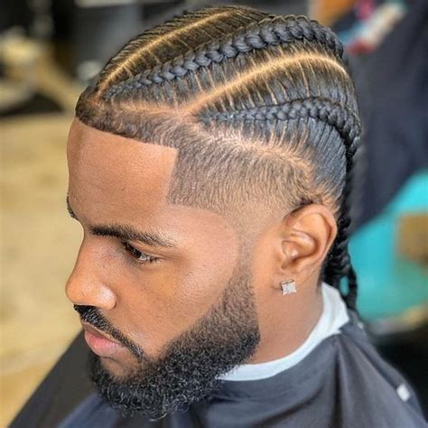 Temp fade cornrows. 5. Tapered Skin Fade. Where a taper ends and a fade begins is in the eye of the beholder. Blur the boundaries and you can get a cut that offers the best of both: the taper-fade. “Ask your barber ... 