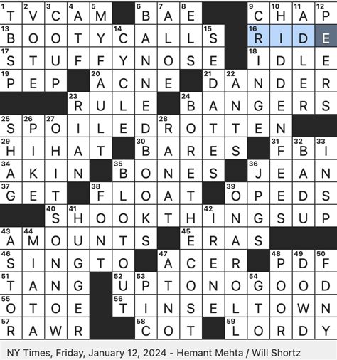 Search Clue: When facing difficulties with puzzles or our website in general, feel free to drop us a message at the contact page. We have 1 Answer for crossword clue Is Allowed To Quaintly of NYT Crossword. The most recent answer we for this clue is 5 letters long and it is Canst.. 