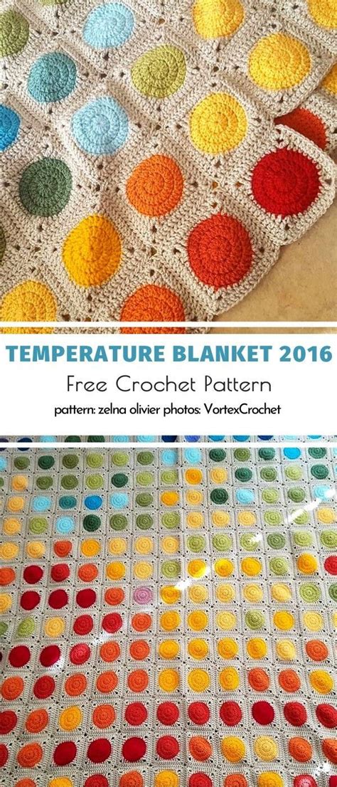 Temperature Blankets Ideas and Free Crochet Patterns