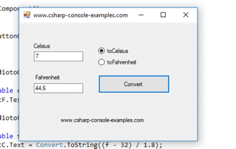 Temperature Conversion in C Form Programming, Pseudocode Example, C