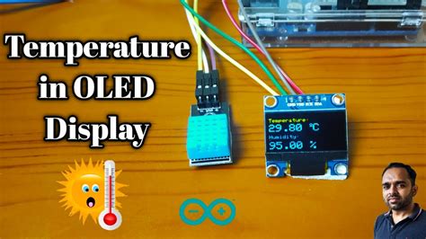 Temperature Display in OLED Arduino Projects YouTube