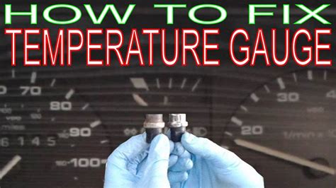 Temperature gauge not working.  The most common causes behind a temperatur...