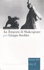 Tempesta di shakespeare per giorgio strehler. - Institut historique et geographique du brésil.