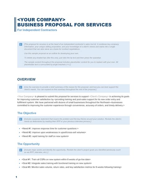 Template Business Proposal
