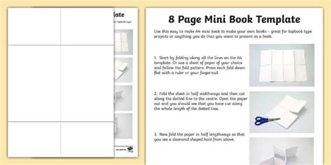 Template For 8 Page Booklet