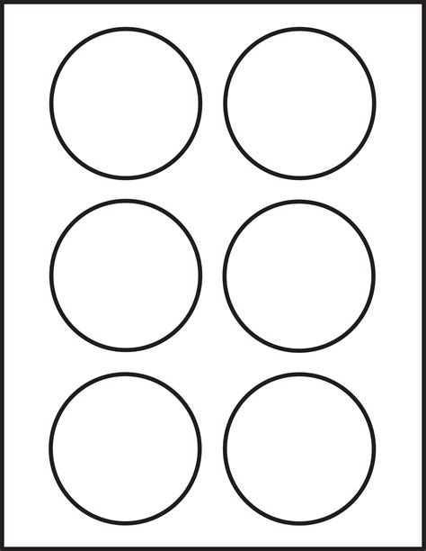 Template For Circle Labels