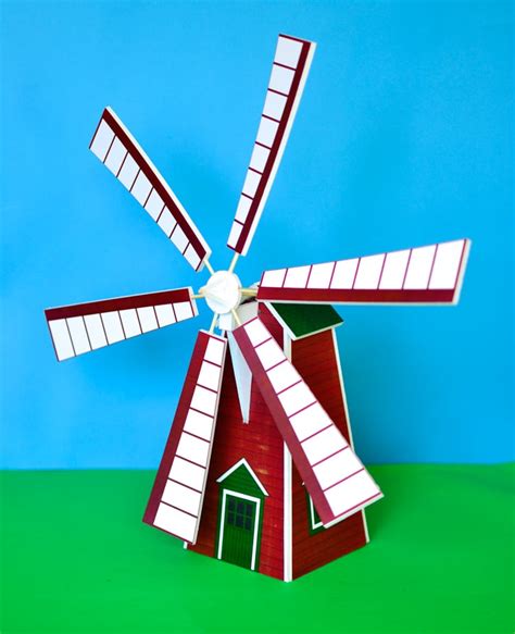 Template For Paper Windmill