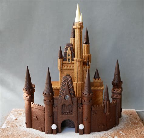 Template Gingerbread Castle