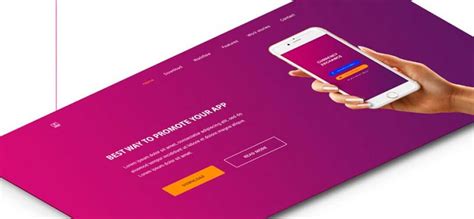 Template Landing Page Demo App