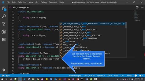 Template Metaprogramming 18 Add Constantness to C++ Type Expression