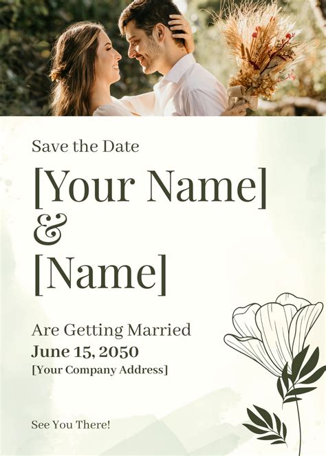 Template Save The Date