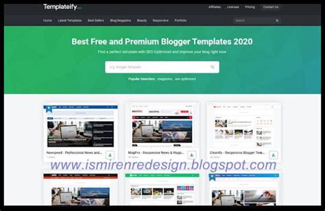 Templateify Premium Responsive Blogger Template Free Downloading Responsive Blogger Template