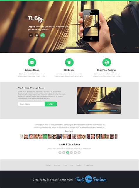 Templates psd html css