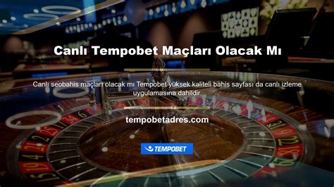 Tempobet canli