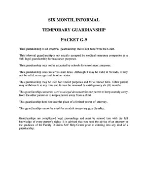 Temporary Guardianship Without Court Nevada