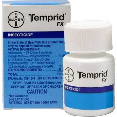 Temprid fx. TEMPRID® FX INSECTICIDE 4/11 Version 2.0 / USA Revision Date: 03/20/2014 102000019505 Print Date: 12/15/2016 Precautions for safe handling Advice on safe handling Handle and open container in a manner as to prevent spillage. Maintain exposure levels below the exposure limit through the use of general and local exhaust ventilation. 