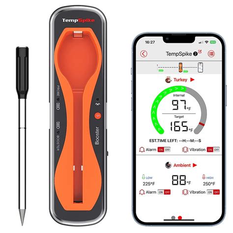 Tempspike - Jun 10, 2023 · ThermPro TempSpike II Wireless Thermometer Price. Amazon is the best place we’ve found to get your hands on this set and it runs $189.99. That’s very similar to what you’ll pay for a couple of Meaters. Keep in mind that the base is rechargeable and you get a longer range from TempSpike which are upgrades compared to the Meater Plus. 