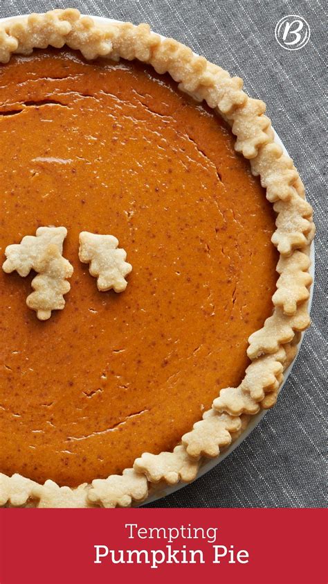 Tempting Pumpkin Pie Recipe