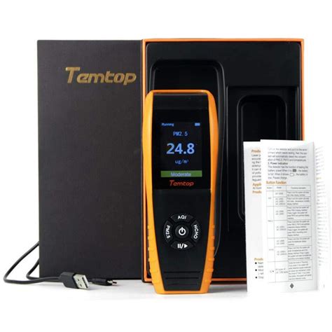 5m 5m 10m PMD 331 Professional Handheld Particle Counter The most characteristic and portable cost-effective particle counter. . Temtop