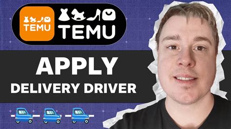 Temu delivery driver. How To Apply For Temu Delivery DriverLearn How To Apply For Temu Delivery DriverI hope this complete step-by-step tutorial helped you.Subscribe to Mr. Digita... 