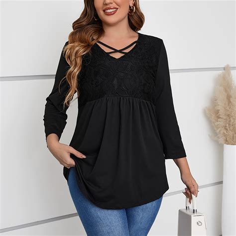 Plus Size FREE & BRAVE Print T-shirt, Casual Short Sleeve Crew Neck Top For Spring & Summer, Women's Plus Size Clothing. $ 7.59. 37.99. (7451) Shop plus size women t shirts at Temu. Make Temu your one-stop destination for the latest fashion products. Today's best daily deals.