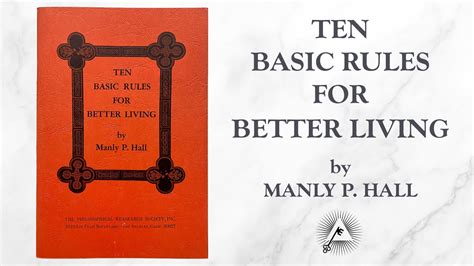 Ten Basic Rules For Better Living