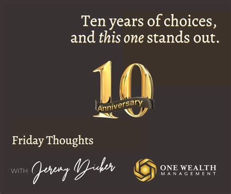 Ten Friday thoughts 